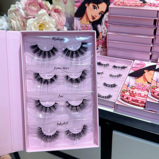 Birthday lash book
