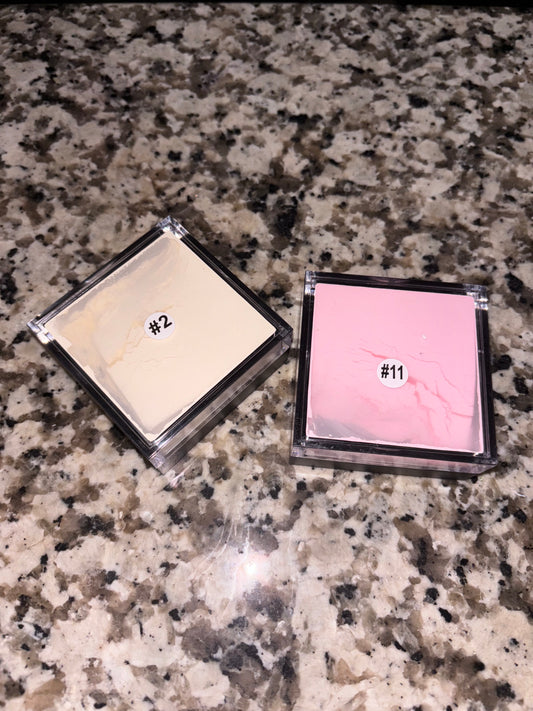Setting powders