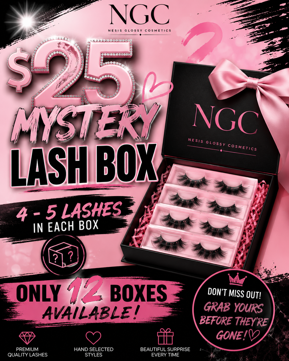 Mystery lash box